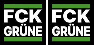 FCK Politik Aufkleber 2er Set 10x10cm wetterfest