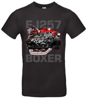 Boxer Motor T-Shirt EJ257 für Tuning und Racingfans