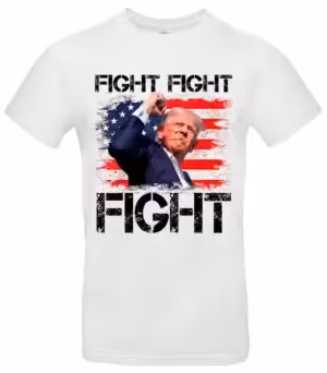 Donald Trump Fight T-Shirt Wahlkampf 2024 Premium
