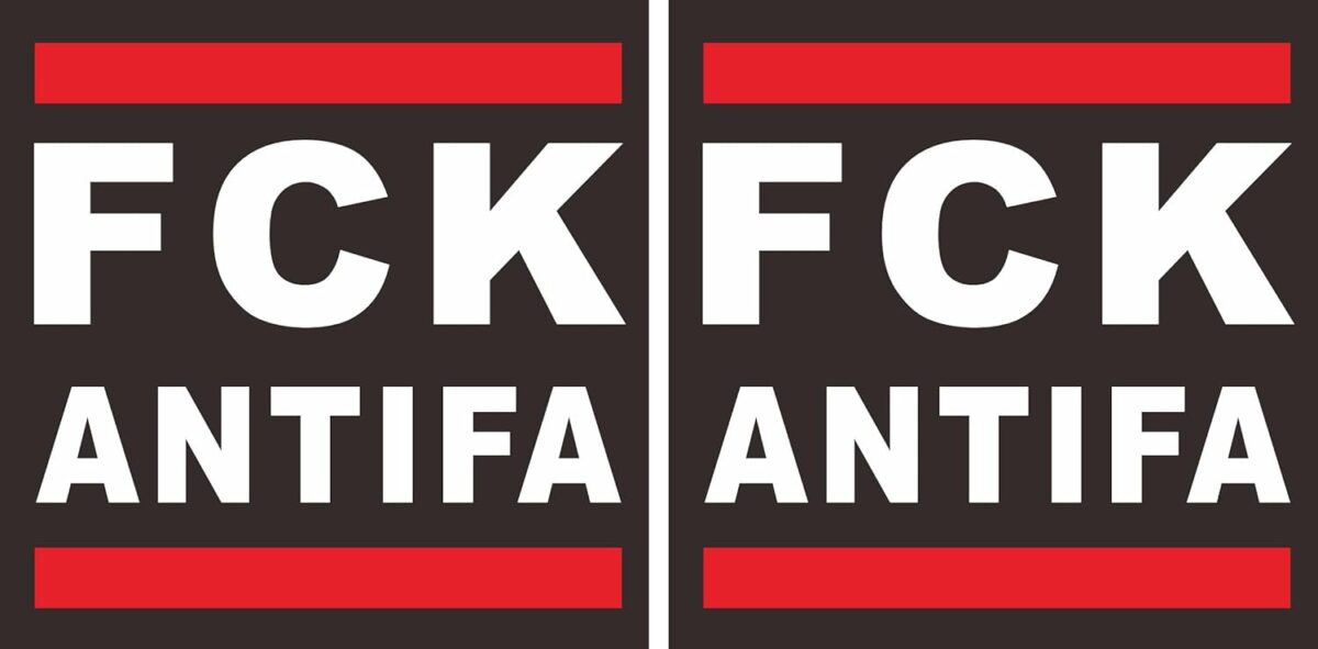 FCK Politik Aufkleber 2er Set 10x10cm wetterfest 4 FCK Politik Aufkleber 2er Set 10x10cm wetterfest