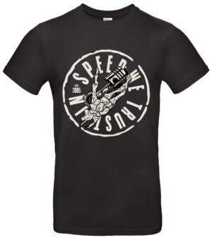 In Speed We Trust T-Shirt Racing Spruch für Tuningfans