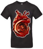 Turbo Herz T-Shirt Premium für Auto und Tuningfans