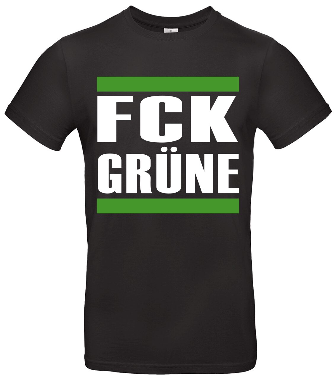 FCK GRN T-Shirt Protestshirt aus Baumwolle bequem 1 FCK GRN T-Shirt Protestshirt aus Baumwolle bequem