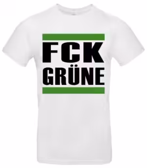 FCK GRN T-Shirt Protestshirt aus Baumwolle bequem