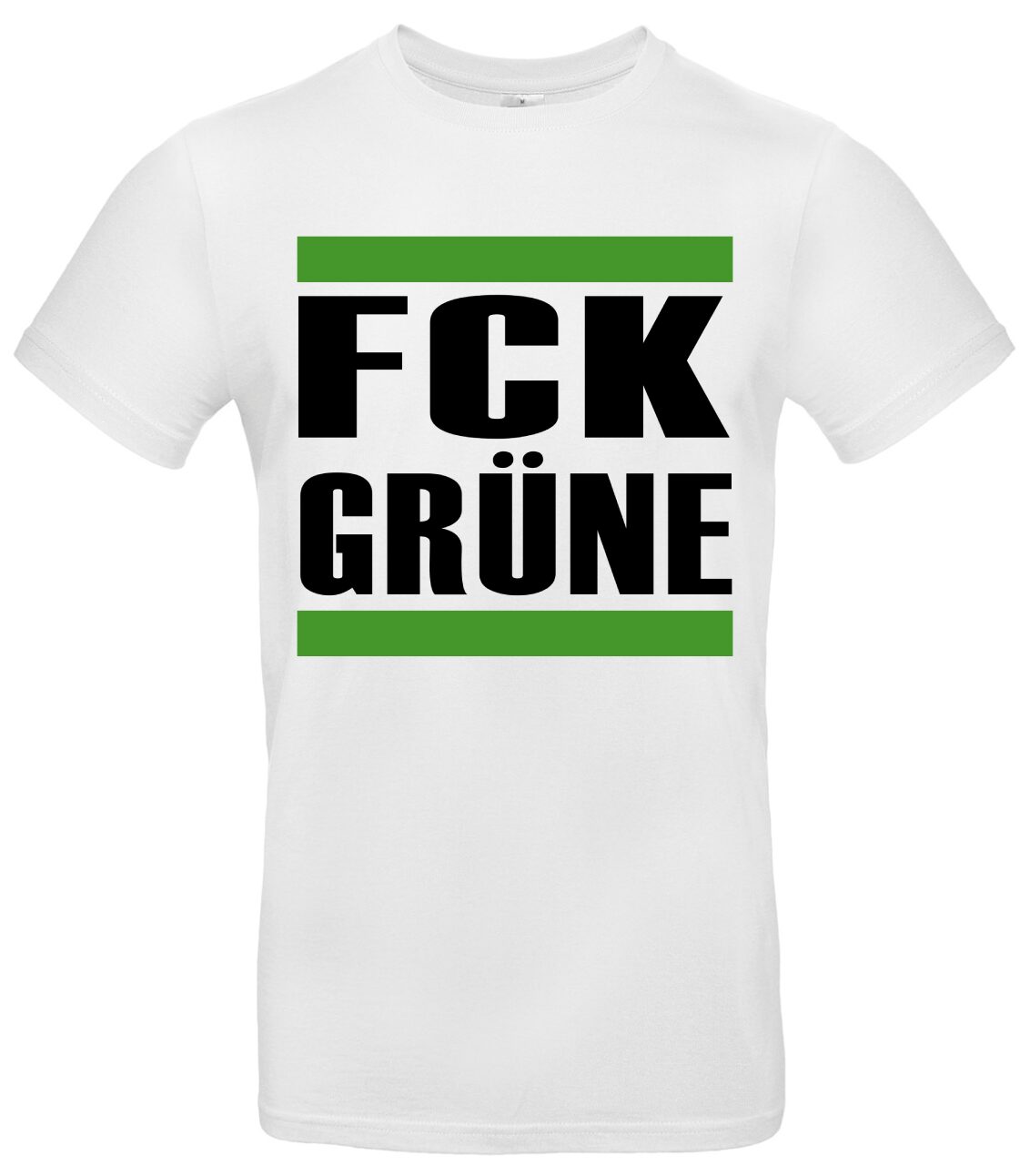FCK GRN T-Shirt Protestshirt aus Baumwolle bequem 2 FCK GRN T-Shirt Protestshirt aus Baumwolle bequem