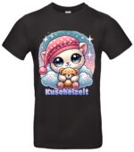 Kuscheliges Katzen-Shirt mit Chibi-Teddybär