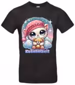 Kuscheliges Katzen-Shirt mit Chibi-Teddybär