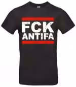 Fck Antifa T-Shirt Herren Premium Baumwolle