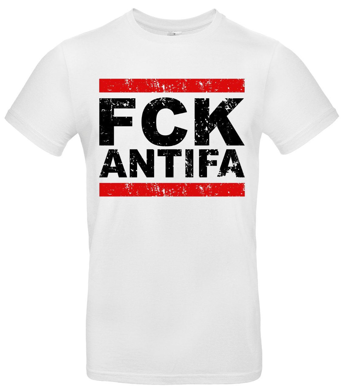 Fck Antifa T-Shirt Herren Premium Baumwolle