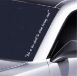 Tuning Aufkleber Schriftzug Life is too short 55x4,5 cm