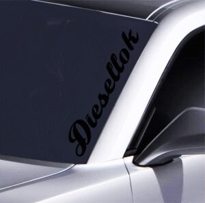 Winterbitch Autoaufkleber wetterfest, konturgeschnitten