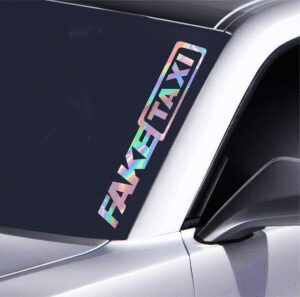 Winterbitch Autoaufkleber wetterfest, konturgeschnitten