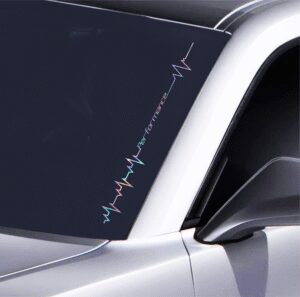 Winterbitch Autoaufkleber wetterfest, konturgeschnitten