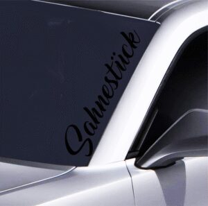 Winterbitch Autoaufkleber wetterfest, konturgeschnitten