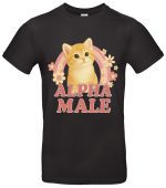 Alpha Male Katzen T-Shirt lustig Baumwolle Geschenkidee