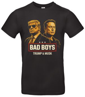 Trump Musk Badboys T Shirt Oversize Streetwear