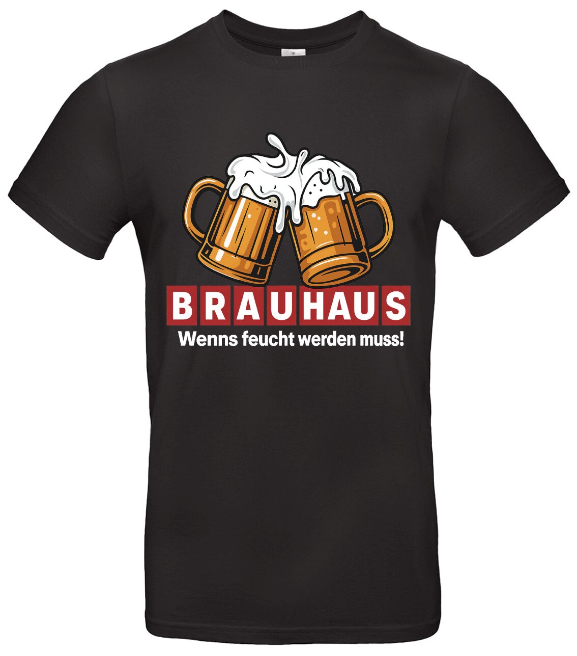 Brauhaus T-Shirt mit lustigem Bier-Spruch für Männer 1 Brauhaus T-Shirt mit lustigem Bier-Spruch für Männer