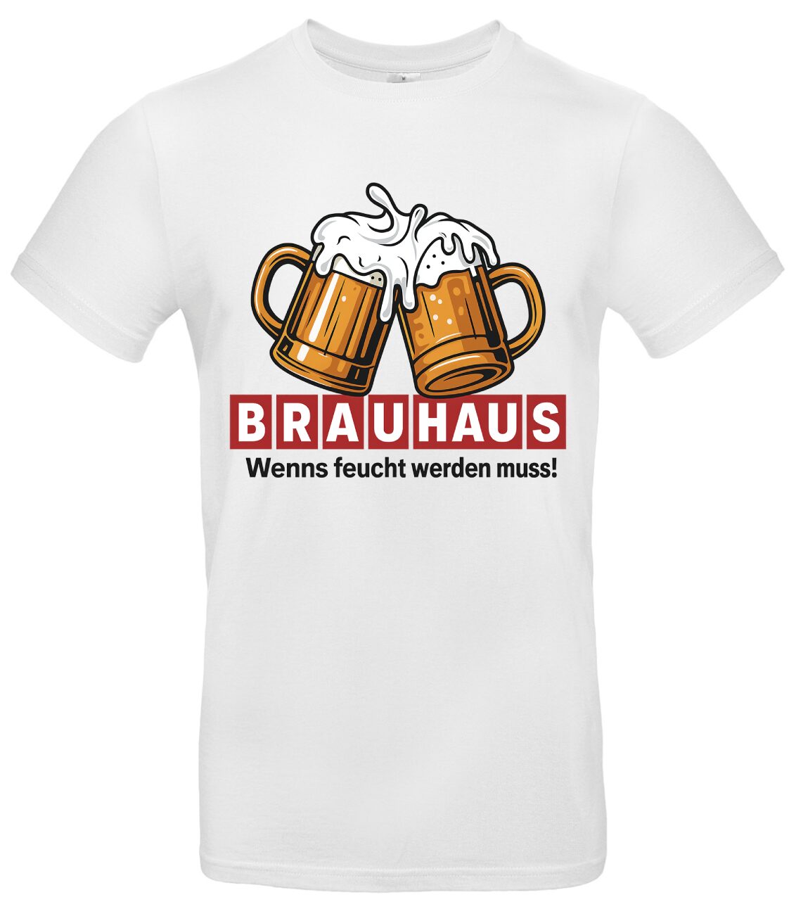 Brauhaus T-Shirt mit lustigem Bier-Spruch für Männer 2 Brauhaus T-Shirt mit lustigem Bier-Spruch für Männer