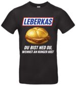 Leberkas T-Shirt Kult Parodie im Snickers-Stil für Bayern