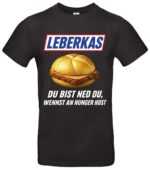 Leberkas T-Shirt Kult Parodie im Snickers-Stil für Bayern