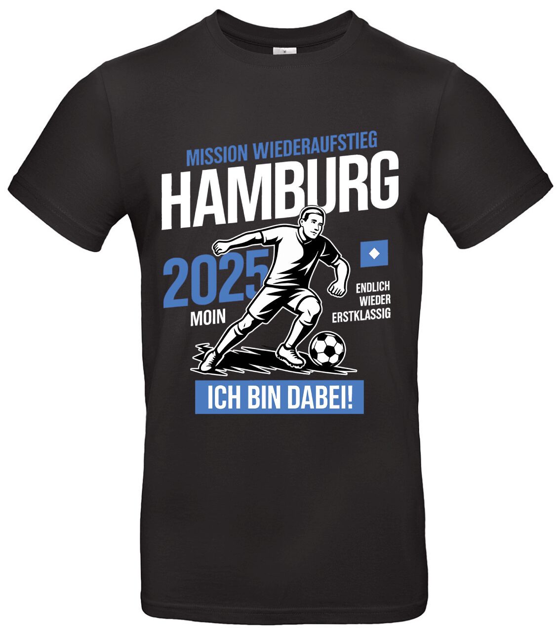 Mission Wiederaufstieg 2025 Premium T-Shirt Hamburg Fan 1 Mission Wiederaufstieg 2025 Premium T-Shirt Hamburg Fan