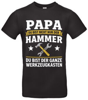 Papa T-Shirt Werkzeugkasten Spruch Vatertag Geschenk