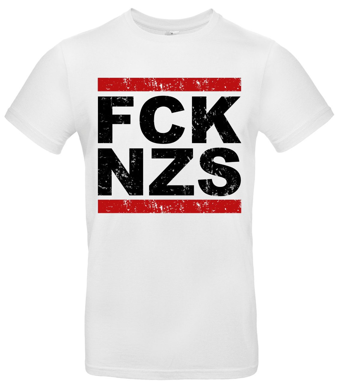 FCK NZS T-Shirt Statement Unisex Baumwolle 2 FCK NZS T-Shirt Statement Unisex Baumwolle