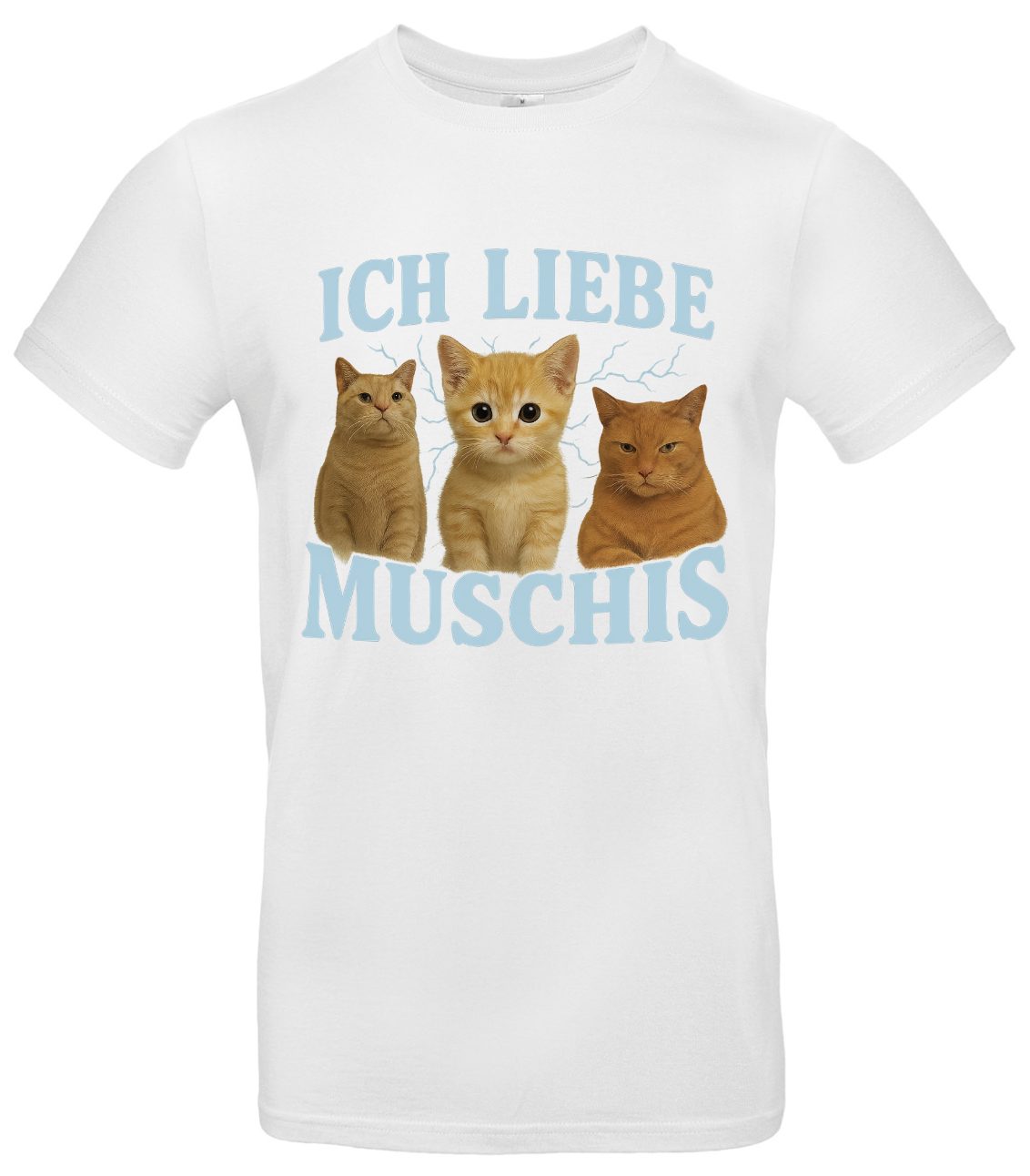 Ich liebe Muschis T-Shirt lustiges Katzenmotiv 2 Ich liebe Muschis T-Shirt lustiges Katzenmotiv