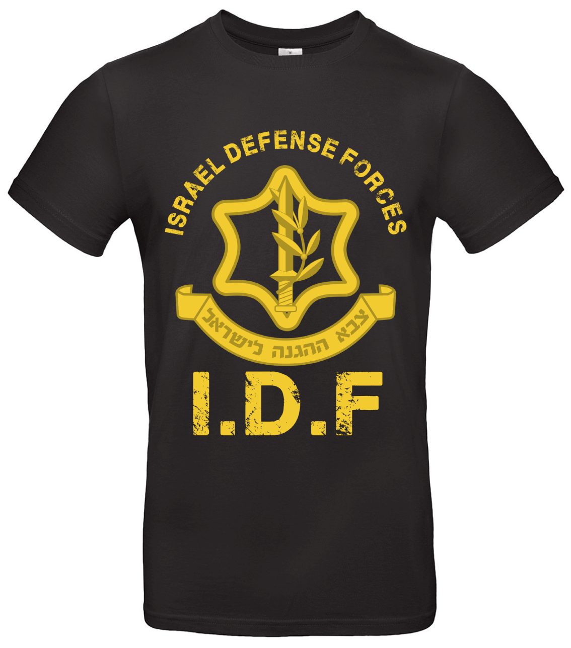 IDF T-Shirt Herren Israel Defense Forces-Baumwolle Statement 1 IDF T-Shirt Herren Israel Defense Forces-Baumwolle Statement