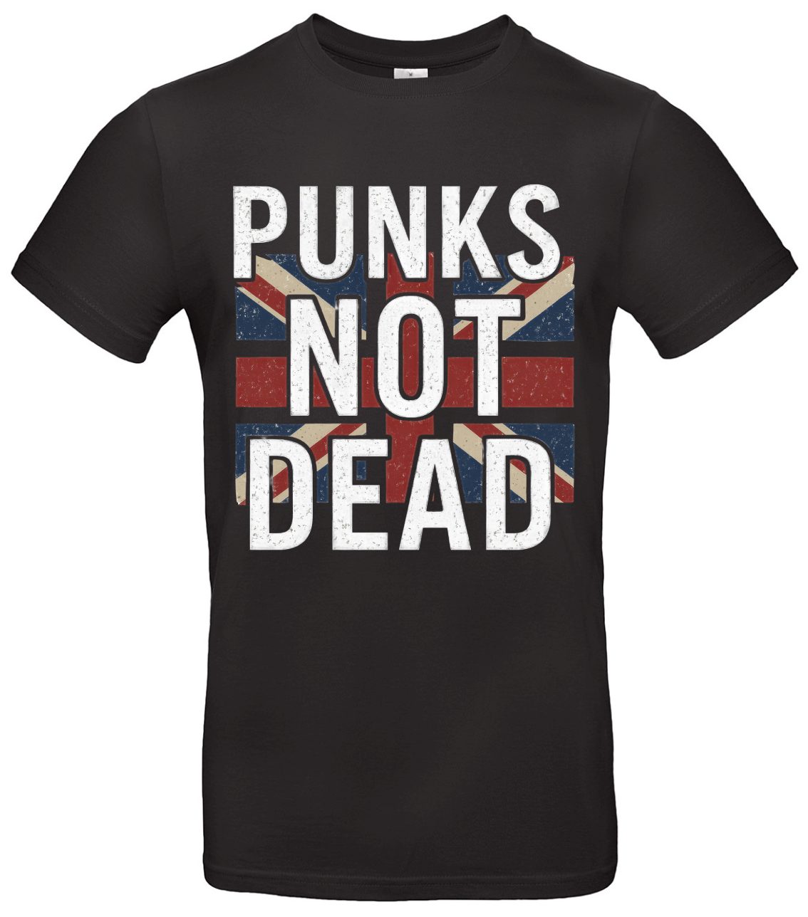 Punks Not Dead T‑Shirt England‑Flagge Streetwear Statement 1 Punks Not Dead T‑Shirt England‑Flagge Streetwear Statement