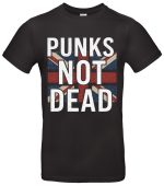 Punks Not Dead T‑Shirt England‑Flagge Streetwear Statement