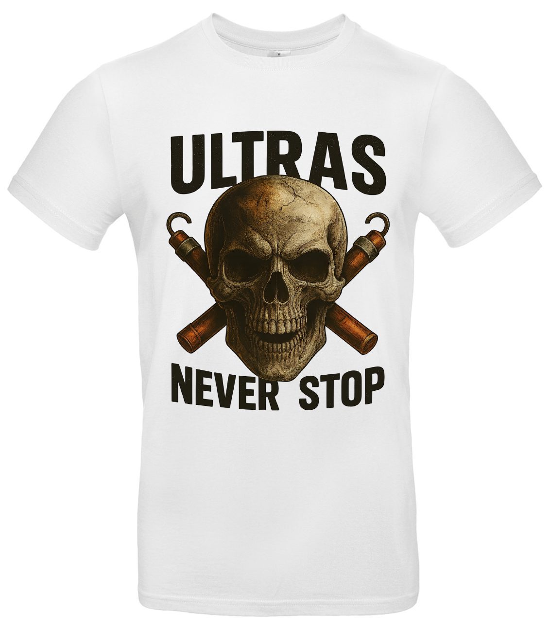 Ultras Never Stop Shirt Totenkopf Streetwear Statement 2 Ultras Never Stop Shirt Totenkopf Streetwear Statement