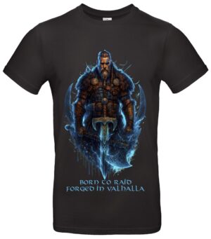 Viking Shirt Born to Raid Runen Valhalla