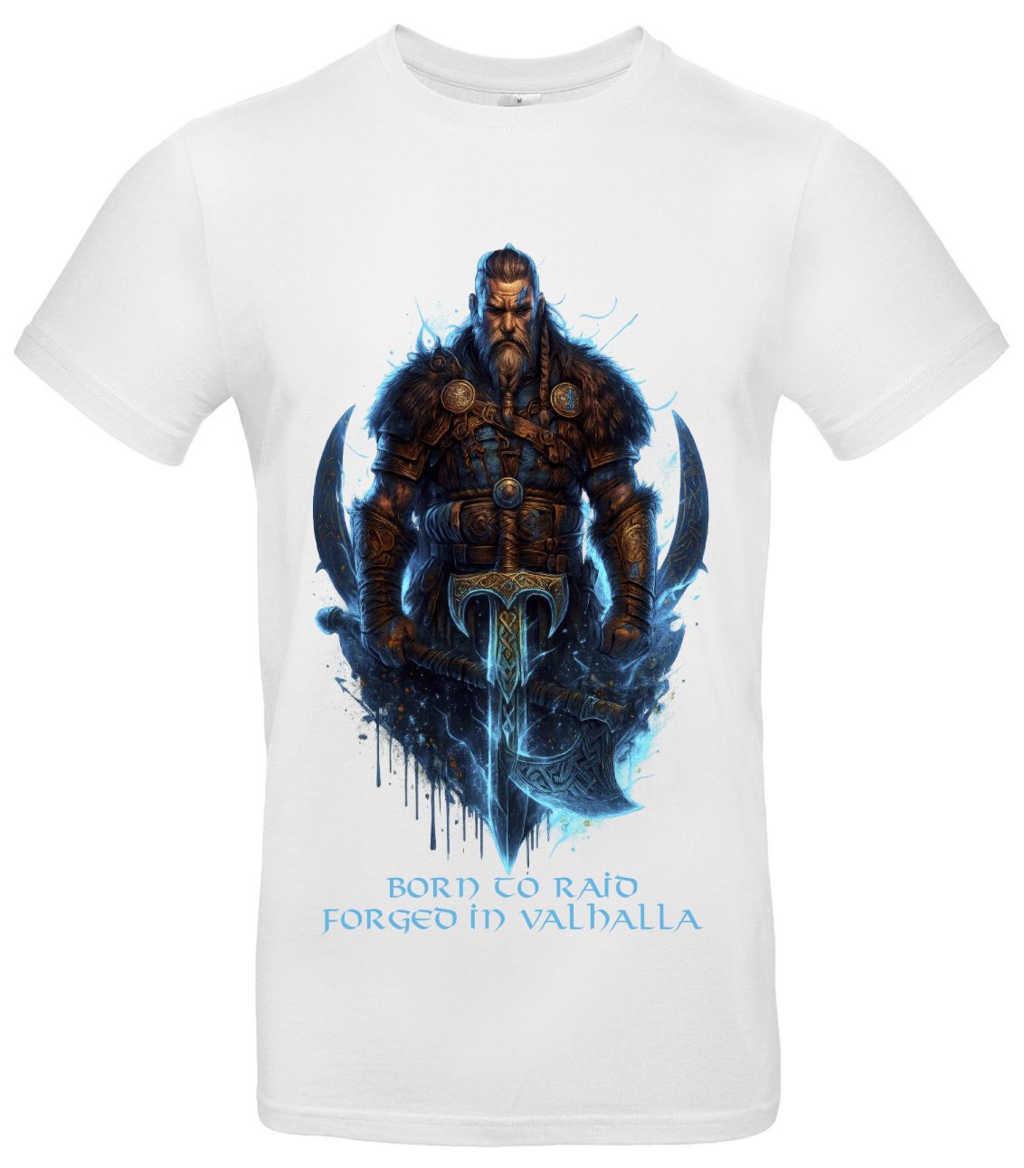 Viking Shirt Born to Raid Runen Valhalla 2 Viking Shirt Born to Raid Runen Valhalla