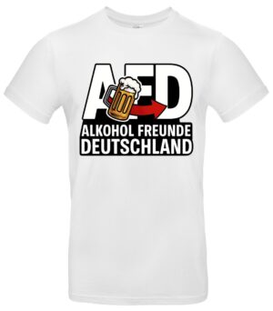 AFD Alkohol Freunde Deutschland T-Shirt Bierspruch Satire