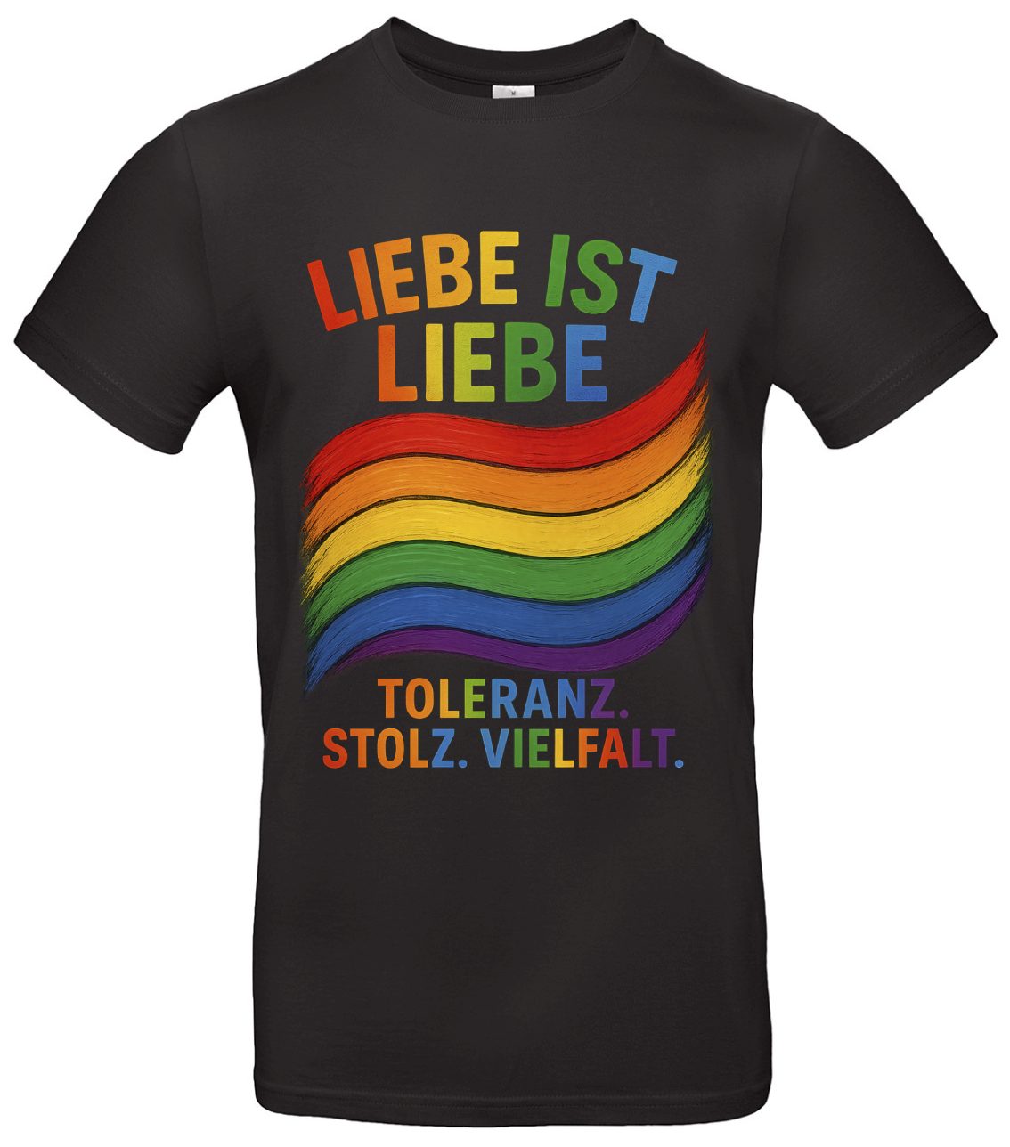 Regenbogen T Shirt LGBTQ Pride Statement Unisex 1 Regenbogen T Shirt LGBTQ Pride Statement Unisex