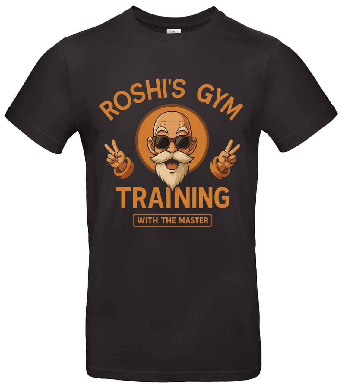 Roshis Gym Training T-Shirt Anime Muskelaufbau Power 1 Roshis Gym Training T-Shirt Anime Muskelaufbau Power