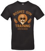 Roshis Gym Training T-Shirt Anime Muskelaufbau Power