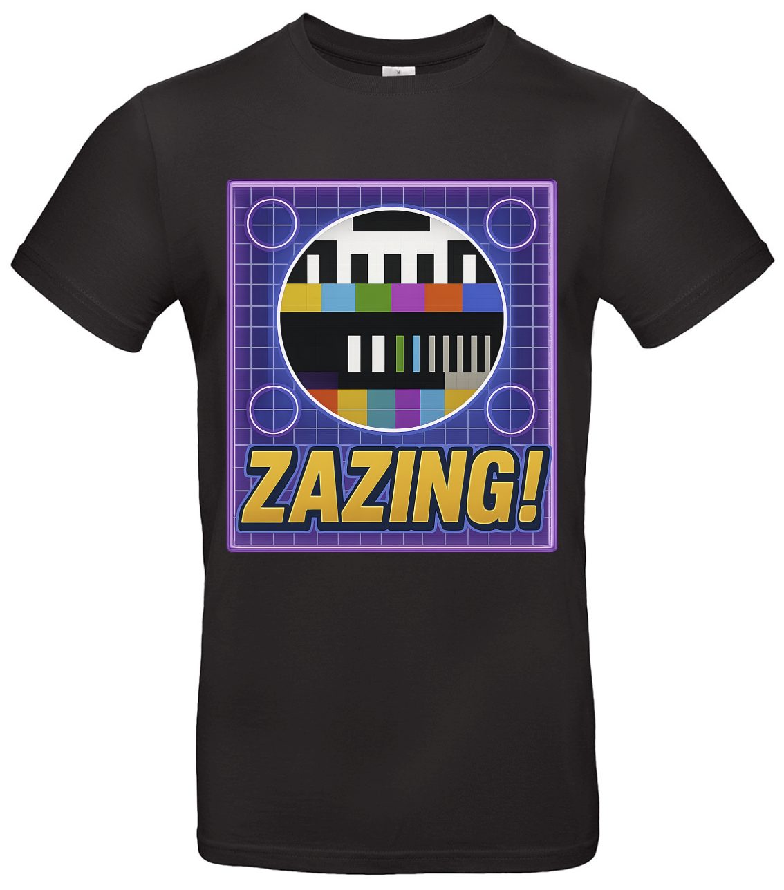 Testbild Shirt Retro TV Nerd Style Unisex 1 Testbild Shirt Retro TV Nerd Style Unisex