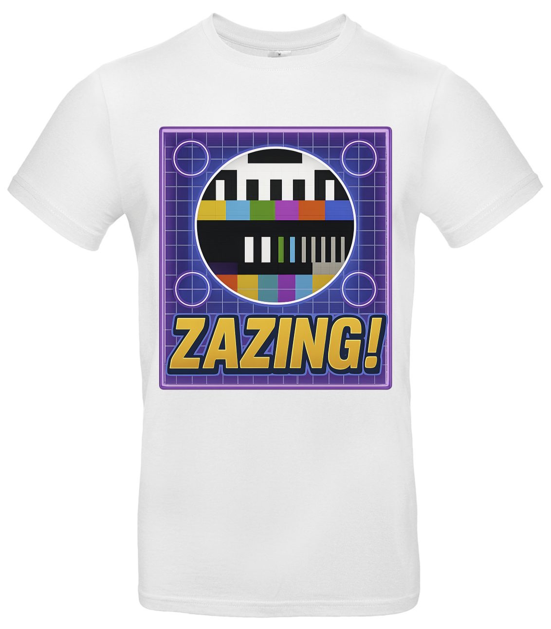 Testbild Shirt Retro TV Nerd Style Unisex 2 Testbild Shirt Retro TV Nerd Style Unisex