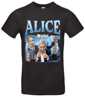 Alice Weidel T-Shirt Patriot Statement Klar Kante