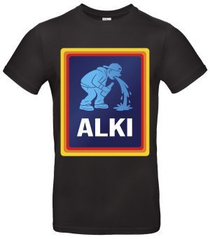 Alki T-Shirt Bier Satire Geschenk