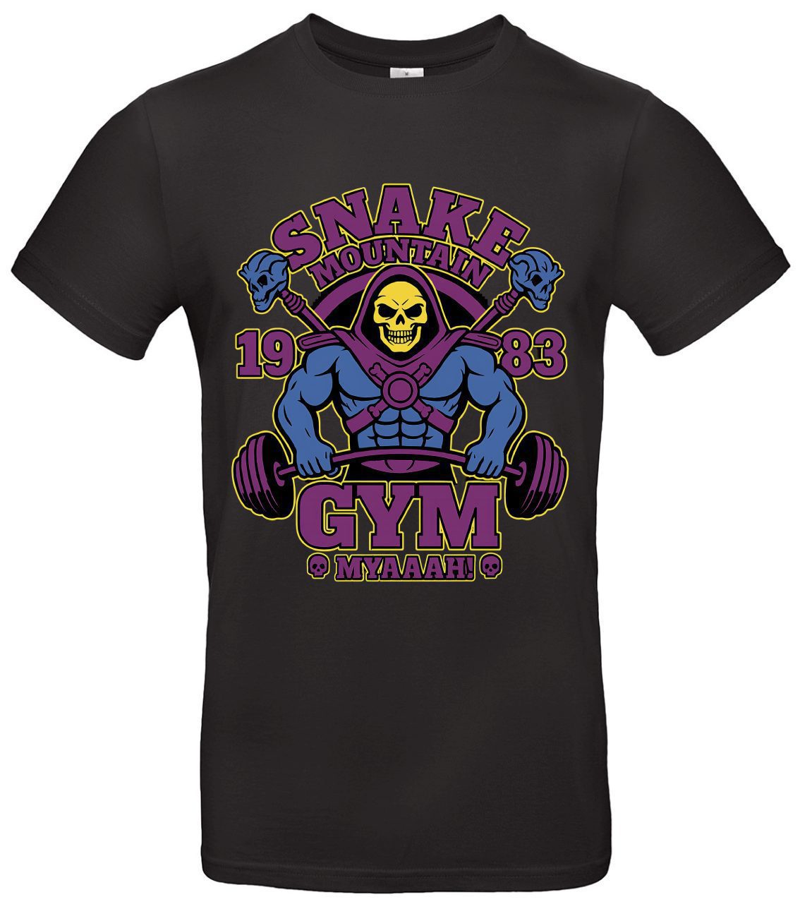 Snake Mountain Gym T-Shirt Skeletor Retro Fitness 1 Snake Mountain Gym T-Shirt Skeletor Retro Fitness