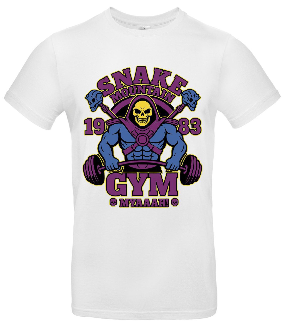 Snake Mountain Gym T-Shirt Skeletor Retro Fitness 2 Snake Mountain Gym T-Shirt Skeletor Retro Fitness