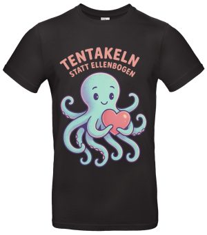 Tentakeln statt Ellenbogen T-Shirt Oktopus Statement Empathie