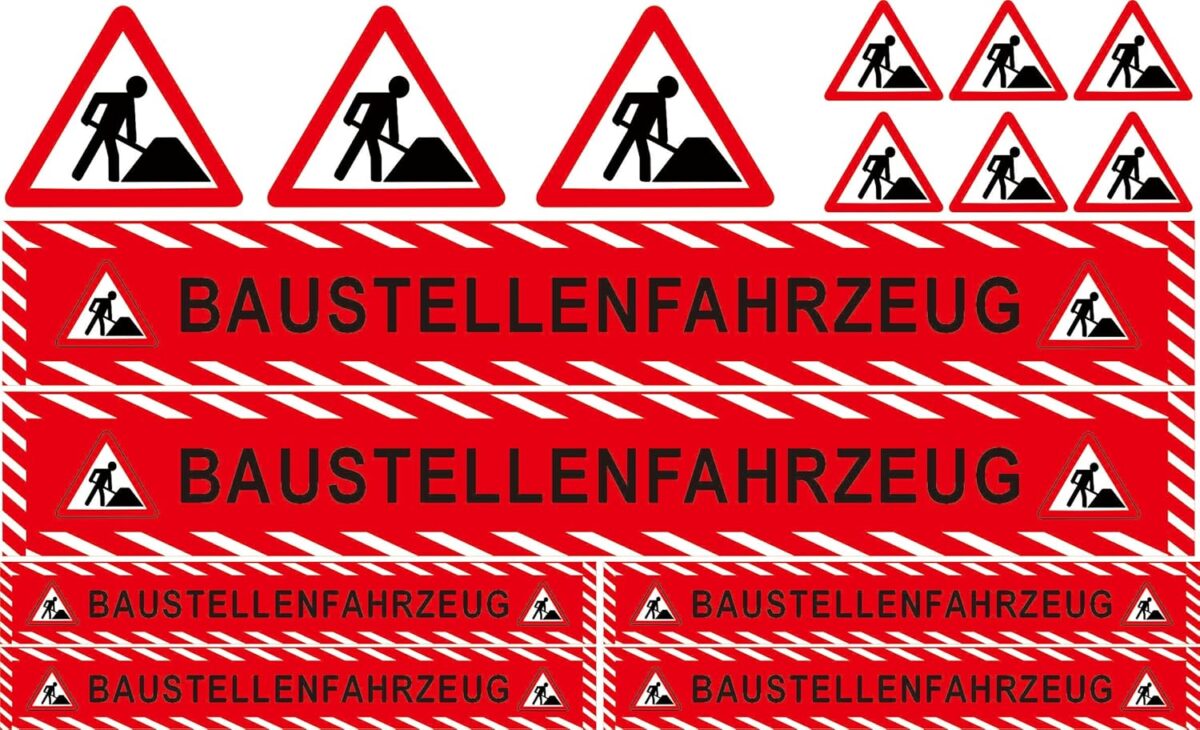 Aufkleber Set Kinder Einsatzfahrzeuge wetterfest Konturschnitt 17 Aufkleber Set Kinder Einsatzfahrzeuge wetterfest Konturschnitt