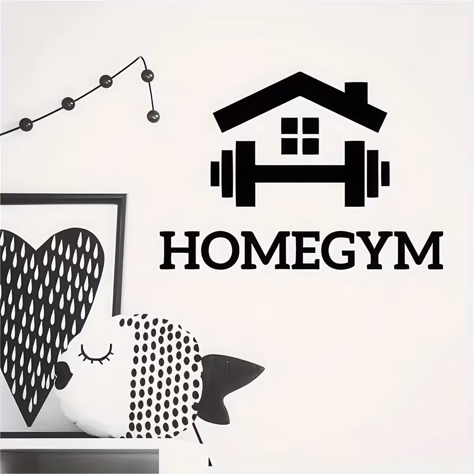 Homegym Wandaufkleber 60x40 cm – Motivations Spruch Fitness Wanddeko 2 Homegym Wandaufkleber 60x40 cm – Motivations Spruch Fitness Wanddeko