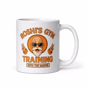 Roshi's Gym Tasse 330 ml Anime Fitness Motiv Keramik Becher