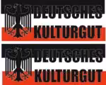 Deutsches Kulturgut Aufkleber 2 Stk – Vintage Adler Sticker für Oldtimer