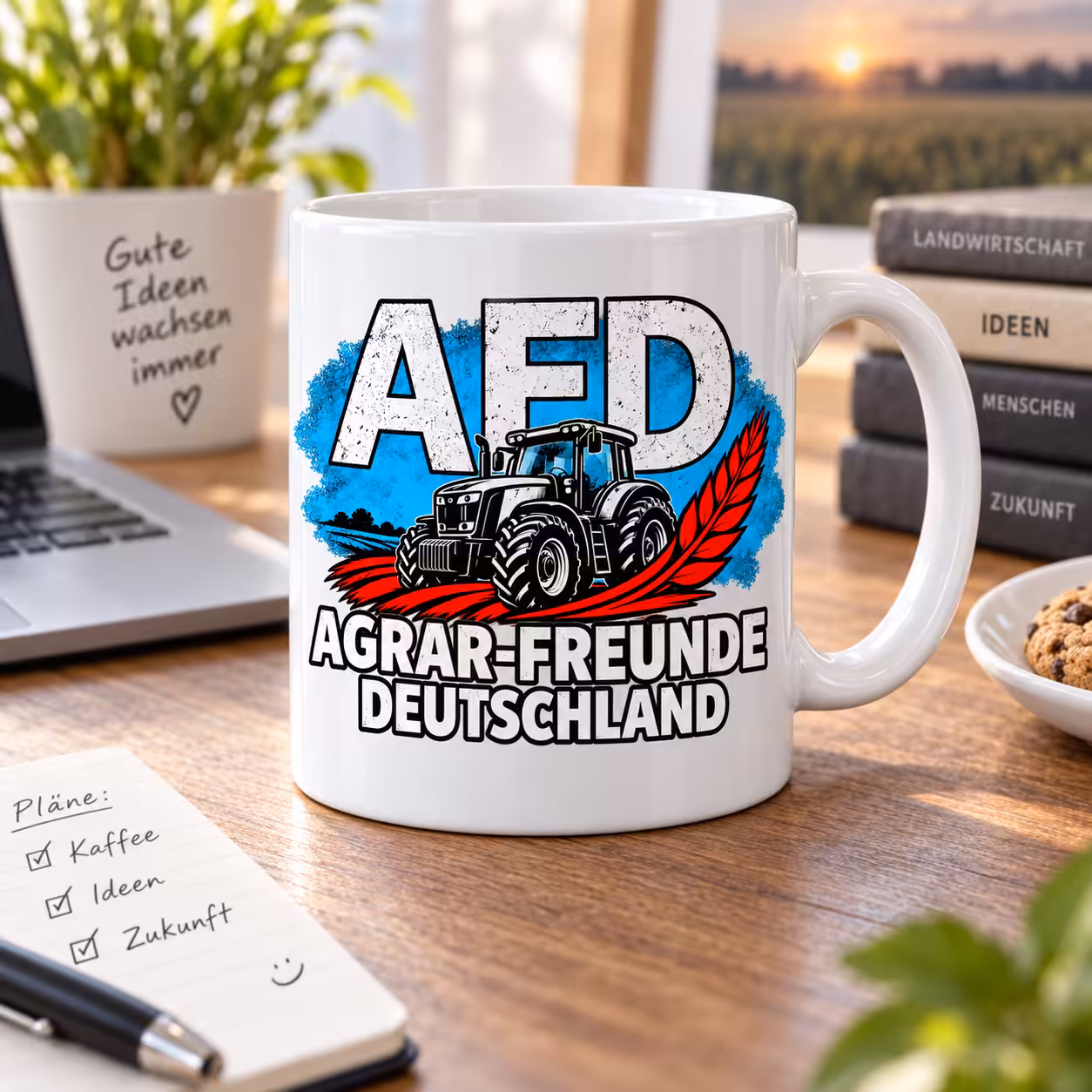 Agrar-Freunde Deutschland Traktor Tasse 330 ml – Landwirt Bauern Geschenk Satire 3 Traktor Tasse 330 ml – Geschenkidee für Landwirte und Bauern